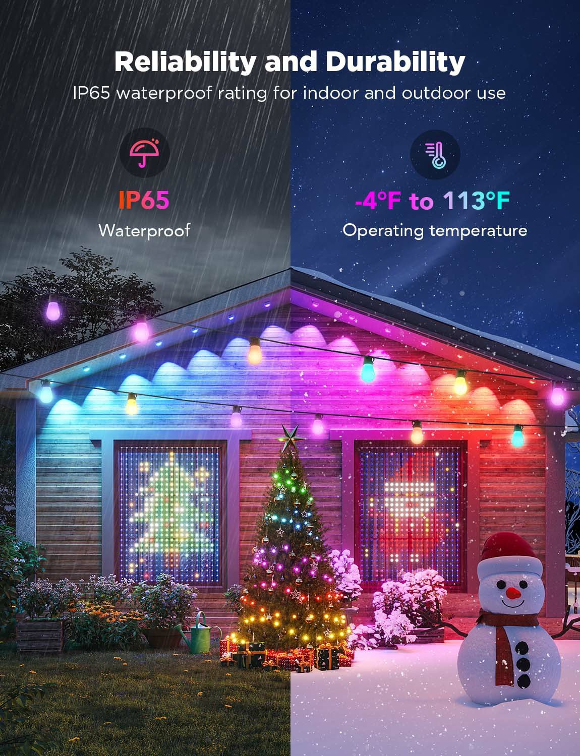 LAST DAY 70% OFF 2023 Equivalenh Outdoor Waterproof WiFi Bluetooth Smart Led Strip Light - equivalenh