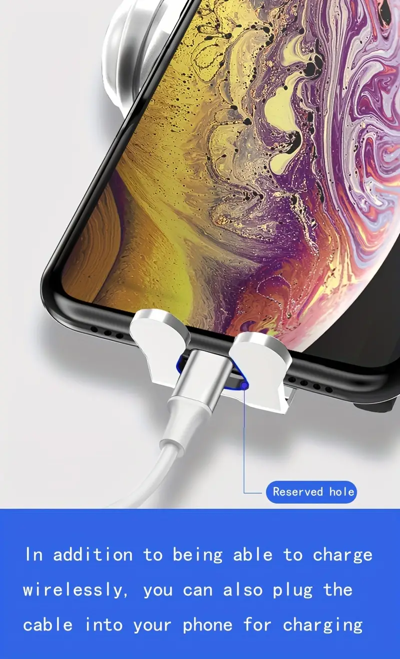 wireless car charger   15w     clamping car charger phone holder details 7