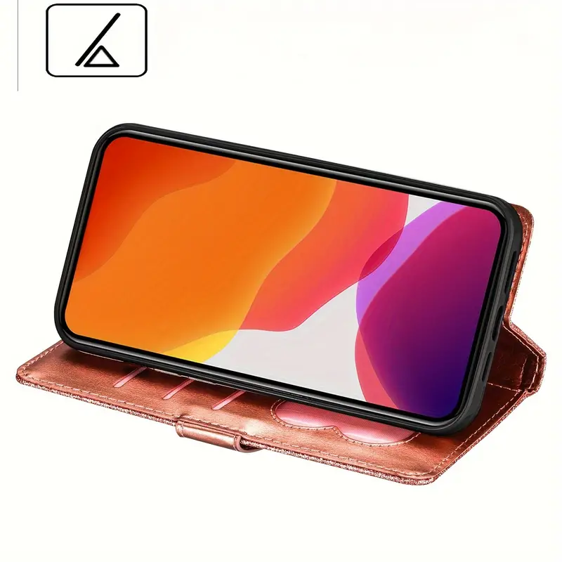  leather flip phone case wallet phone case suitable     a15 a55 a54 a53 a52 a52s a34 a35 a33 a13 a14 a04s a04 a25 5g details 3