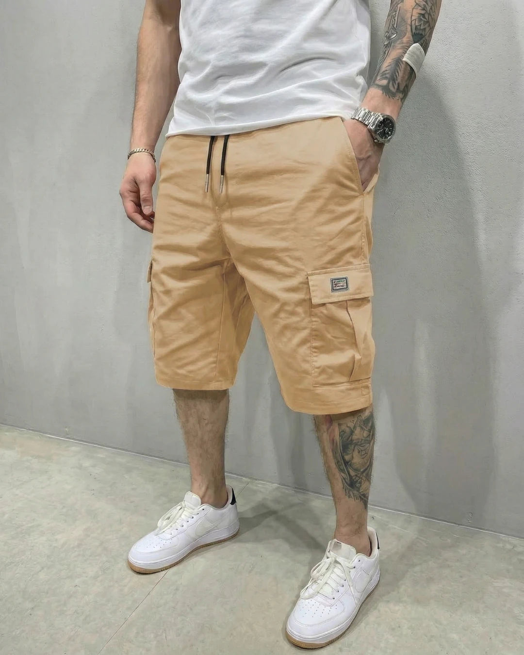 Ashton Cargo Shorts - Lion Style