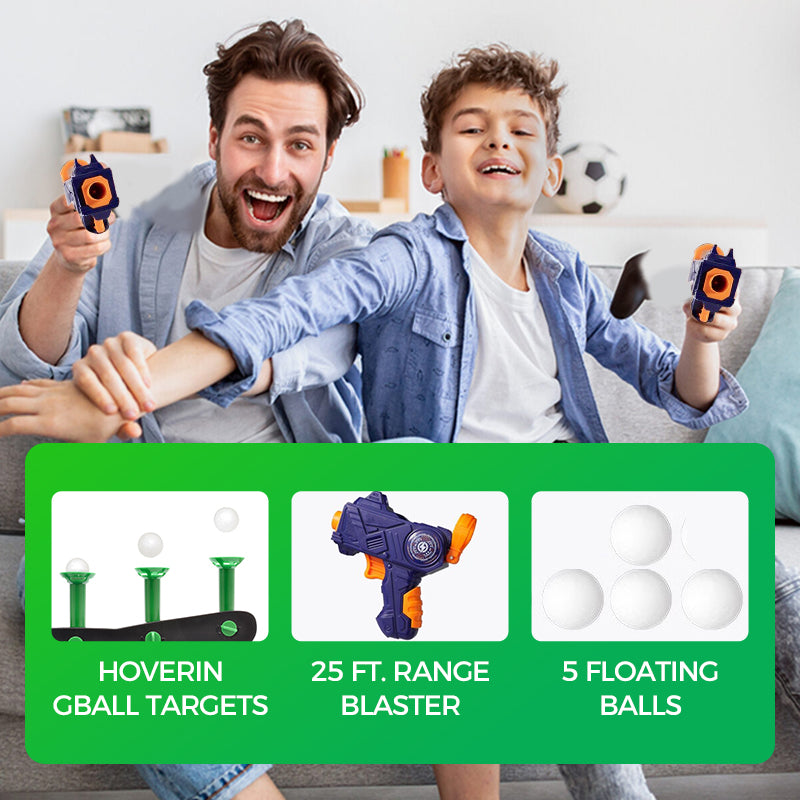 Xmas Sales - 50% OFFGlow-in-the-Dark Hovering Shooting Target Pistol Set