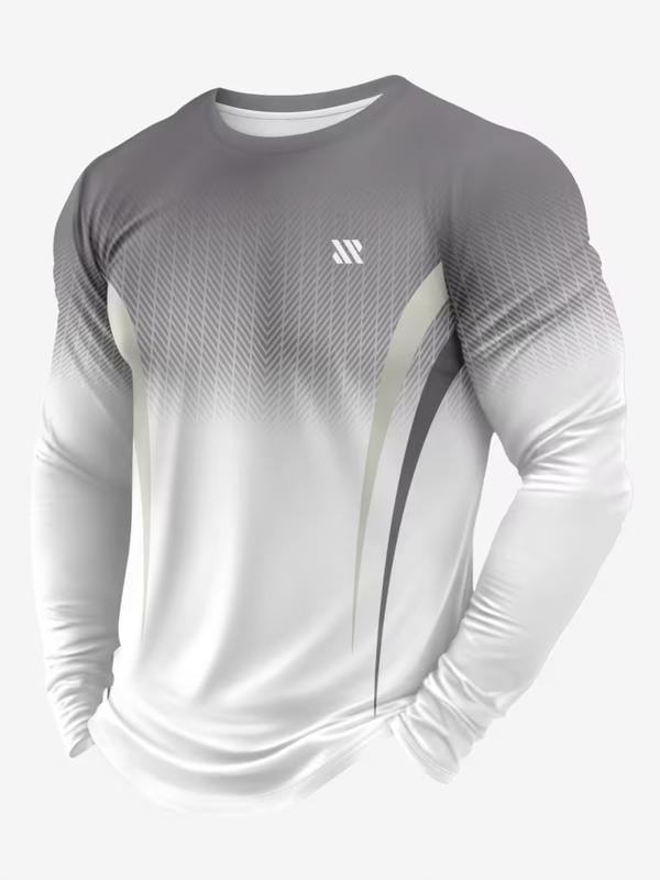 Men's Long Sleeve Gym Training Shirt