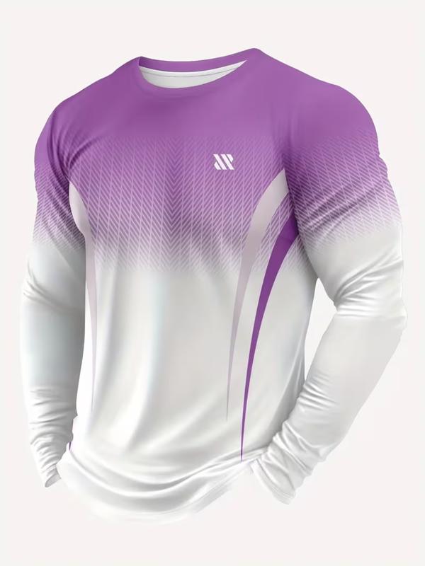 Men's Long Sleeve Gym Training Shirt