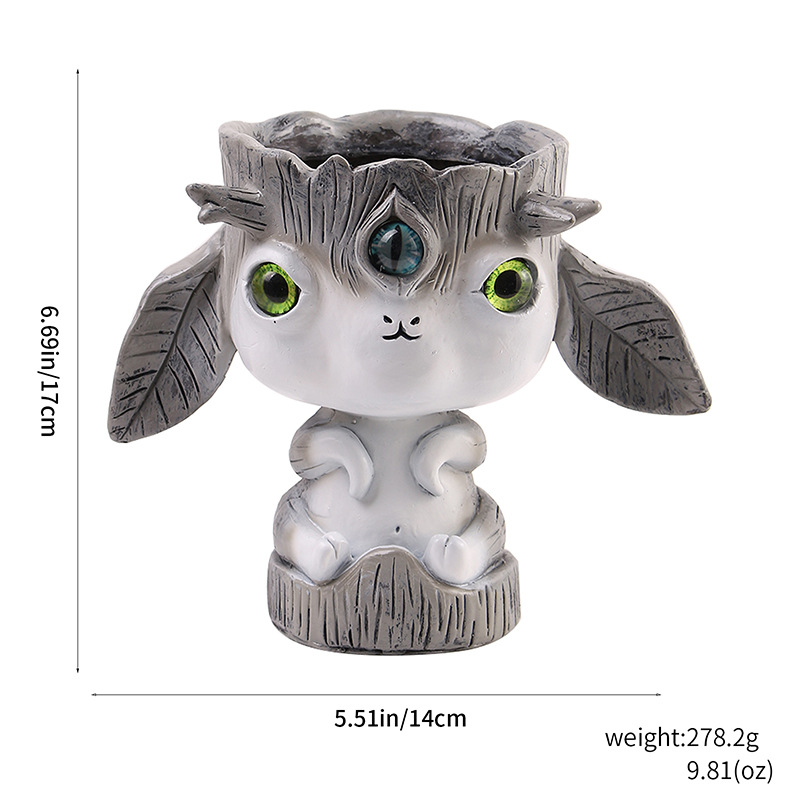 Big Eyes Elf Flower Pot