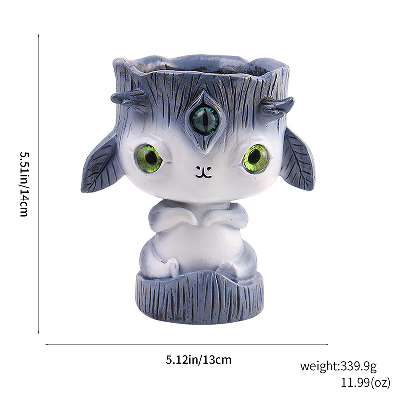 Big Eyes Elf Flower Pot