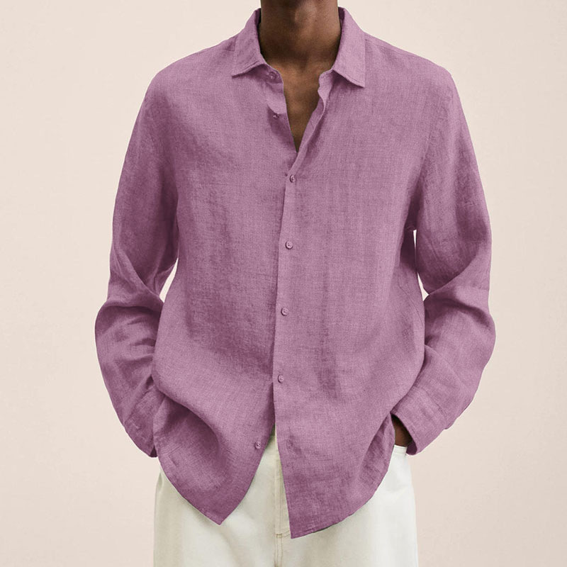 Men's Linen Long Sleeve Shirts (Buy 2 Free Shipping)