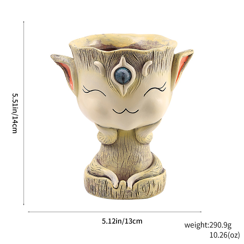 Big Eyes Elf Flower Pot