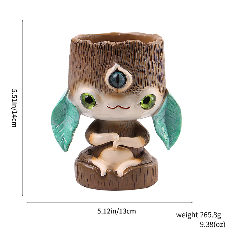 Big Eyes Elf Flower Pot