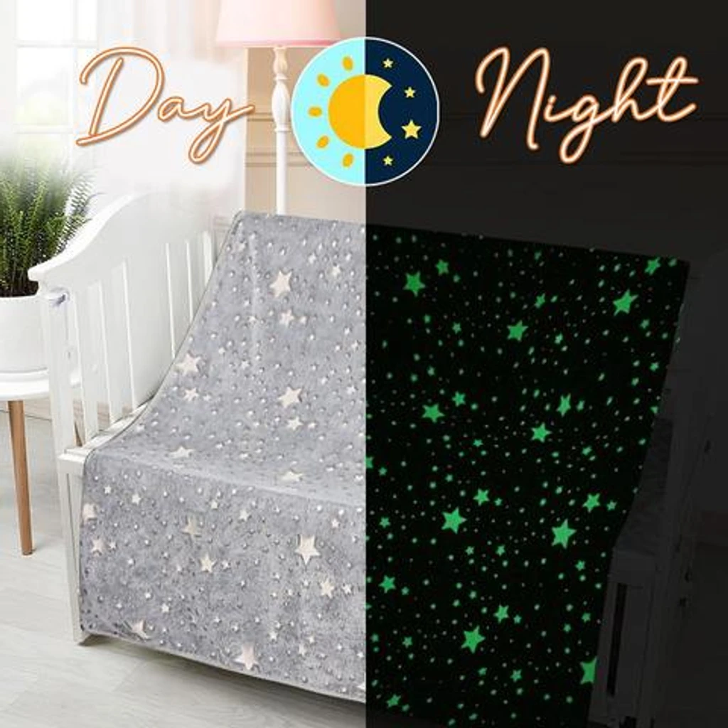 😊Double sided flannel luminous blanket-🔥Buy 2 Save 15%