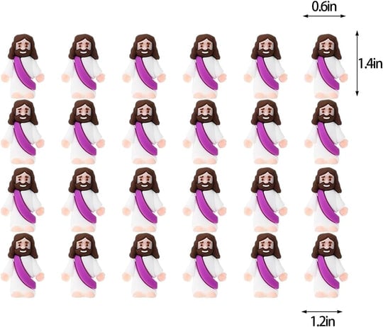 Mini Jesus Figurine Easter Decorations - coverfrot