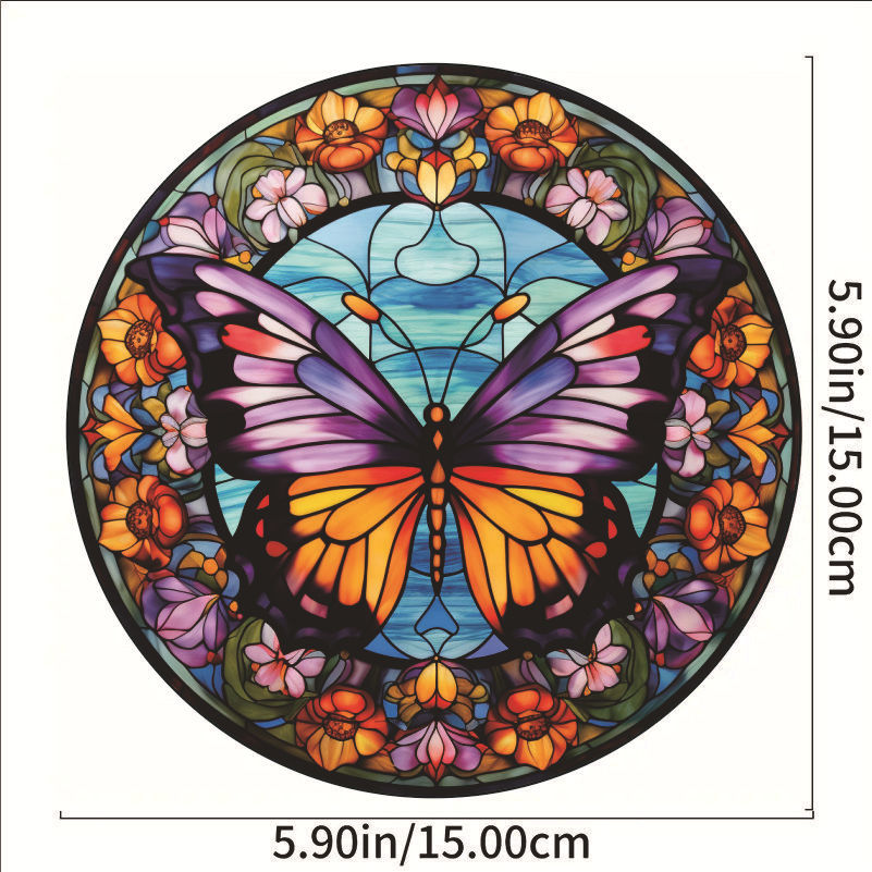 Butterfly Stained Window Hangings
