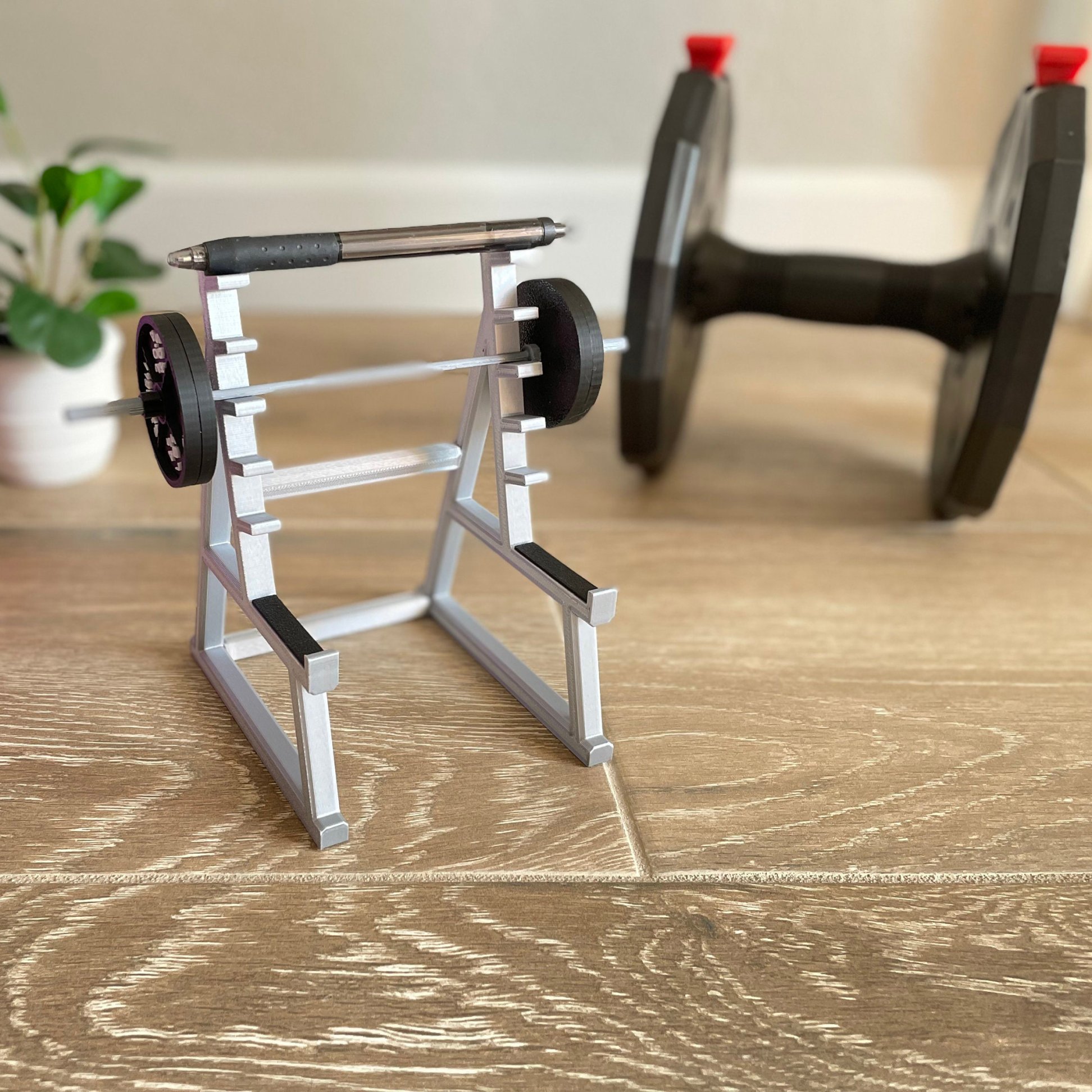 Squat Rack Pen Holder