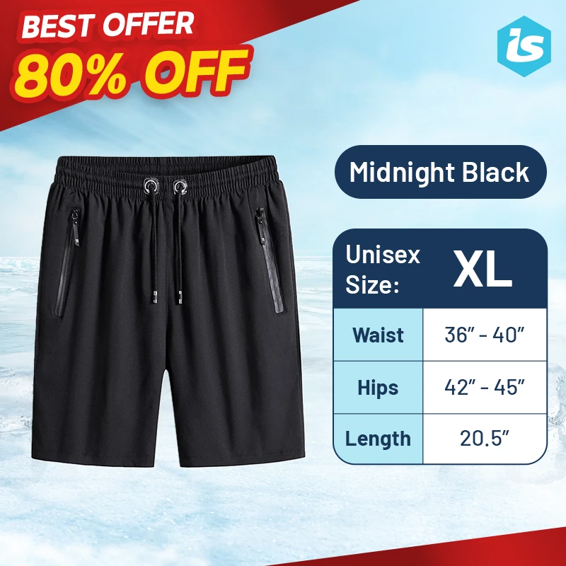 Icy Shorts - Last day 80% OFF - Unisex Ice Silk Stretch Quick-Dry Shorts