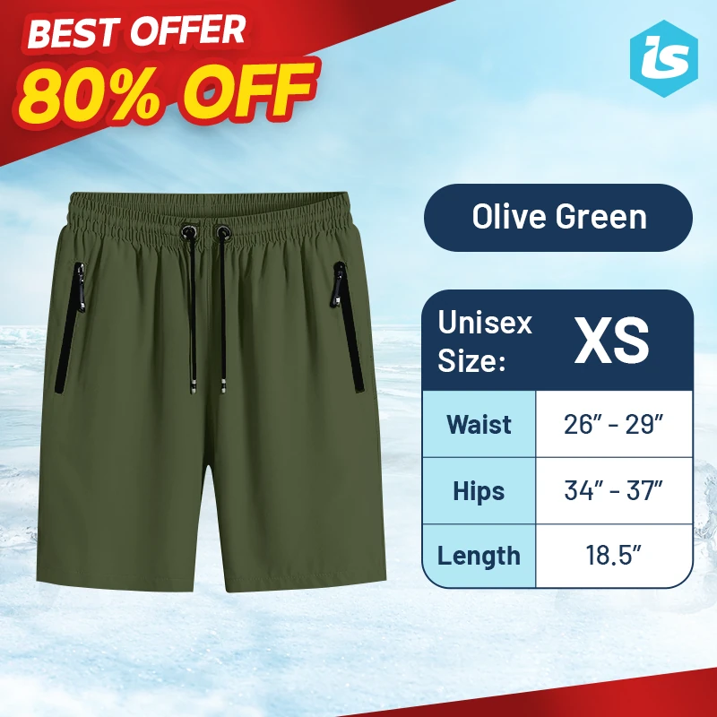 Icy Shorts - Last day 80% OFF - Unisex Ice Silk Stretch Quick-Dry Shorts