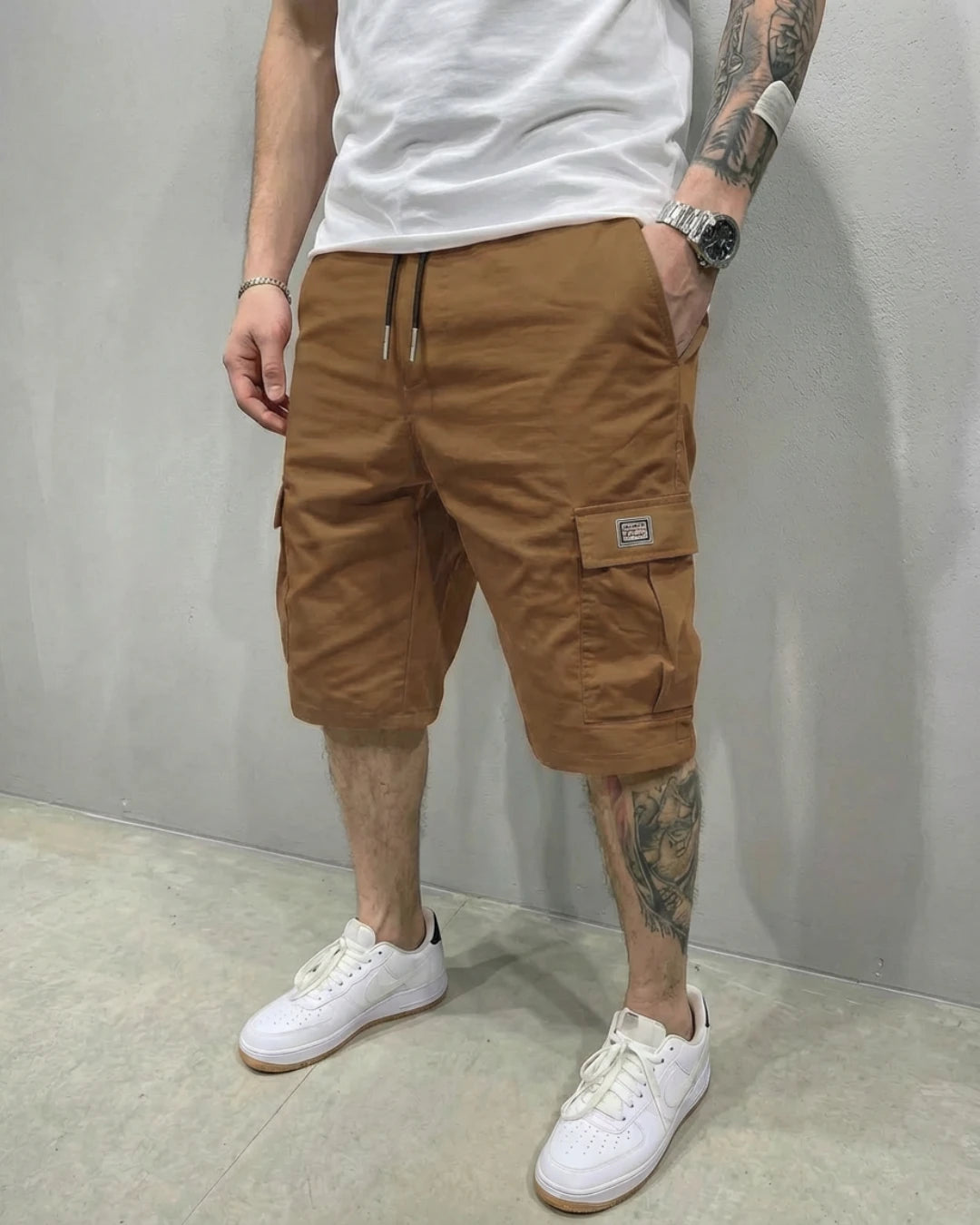 Ashton Cargo Shorts - Lion Style