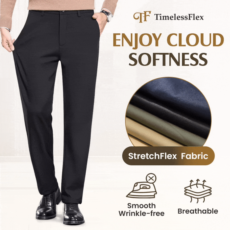 TimelessFlex - CHRISTMAS SALE 70% OFF | Men's High Stretch Straight Fit Pants