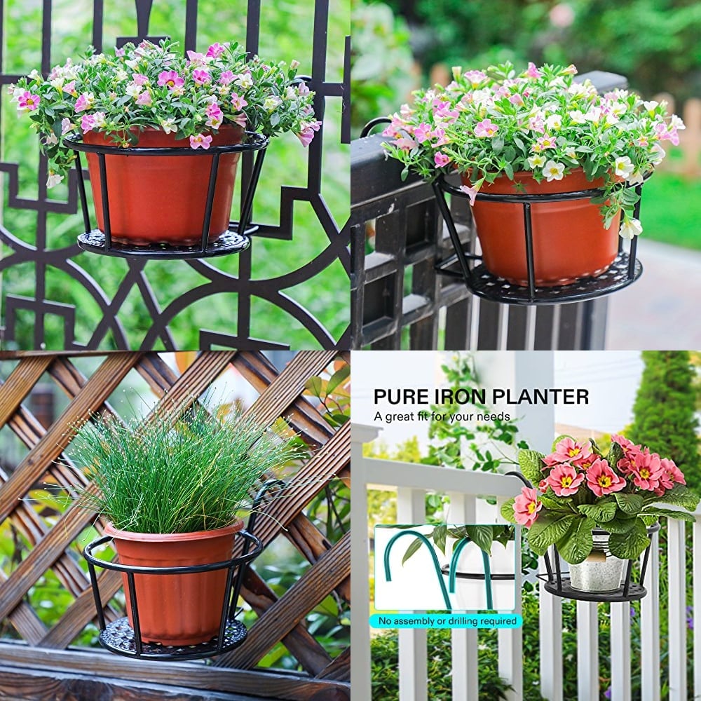 🔥Hot Sales🔥-Balcony Hanging Plant Racks Round Flower -BUY 3 FREE SHIPPING