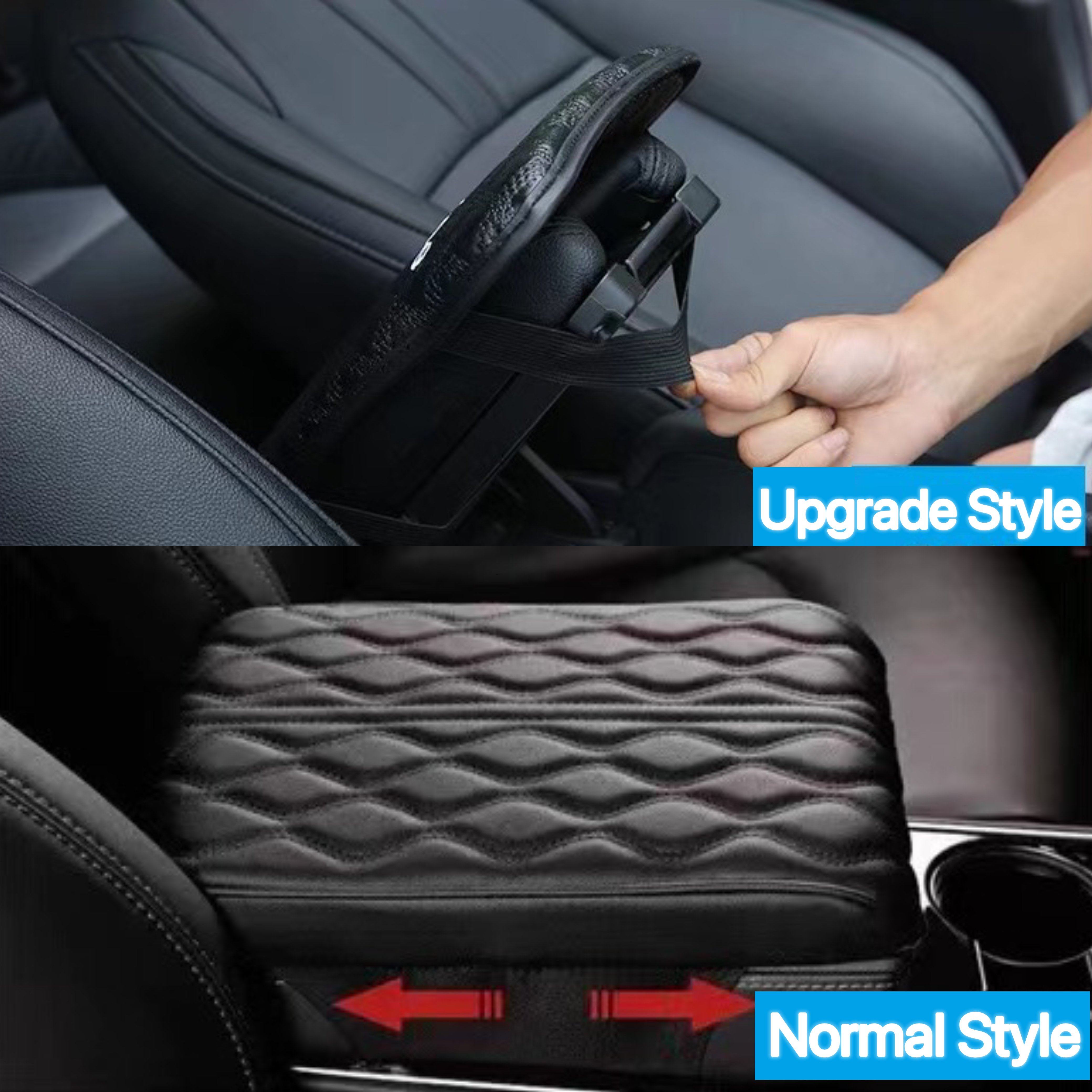 2024 New Year Hot Sale - HALF PRICEMemory Cotton Car Armrest Box Pad（Universal style）