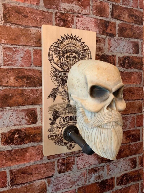Bearded Skull – Eagle Skull & Cross
