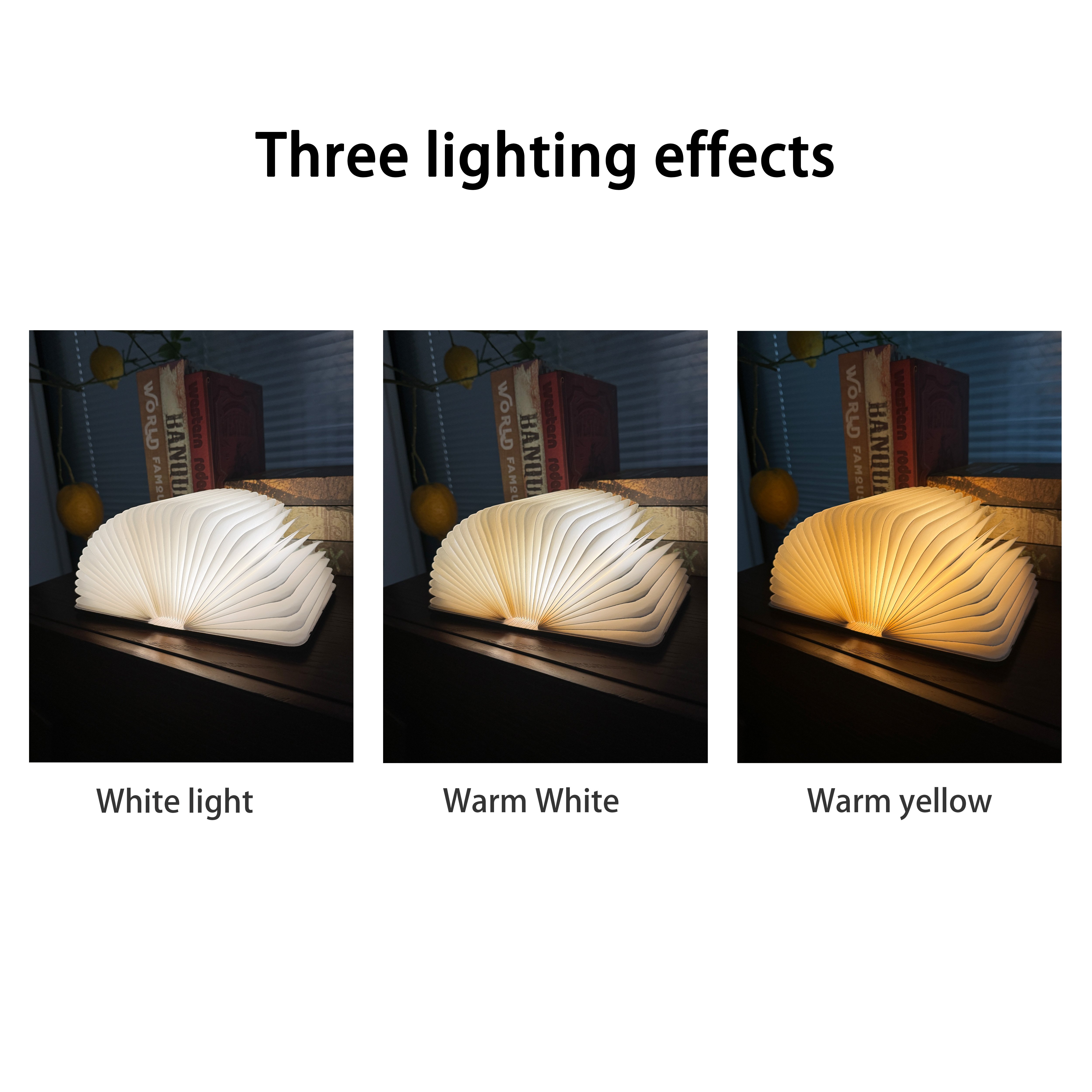 🔥🔥Creative Foldable LED Book - Shaped Night Light - A Unique Illumination for Cozy Spaces