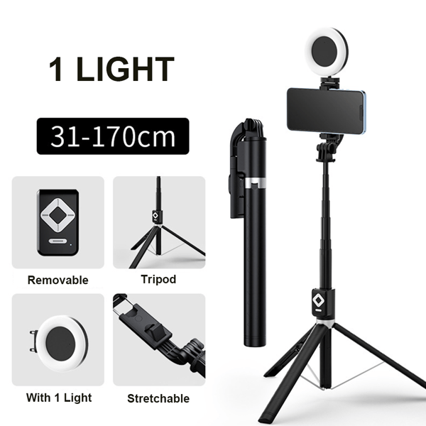 2024 New Year Hot Sale 40% OFFNew 6 in 1 Bluetooth Selfie Stick