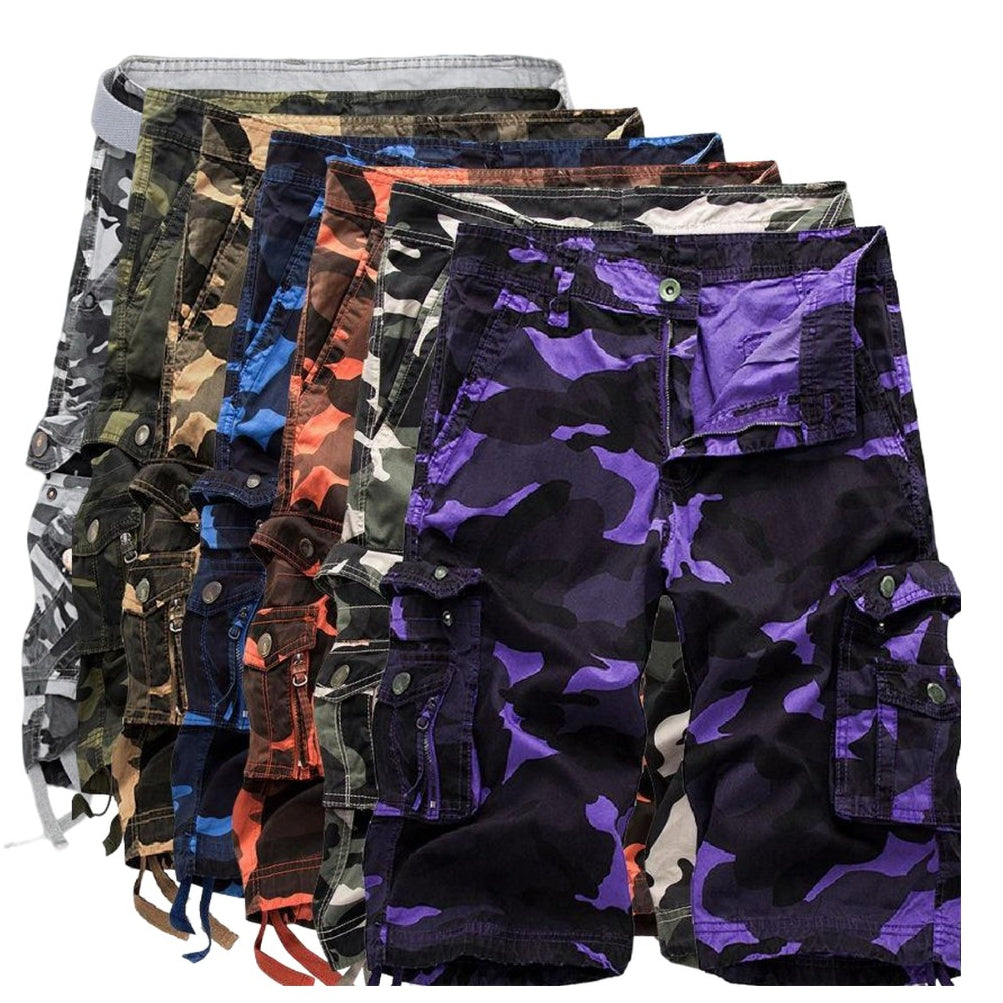 Outdoor Camo Cargo Shorts