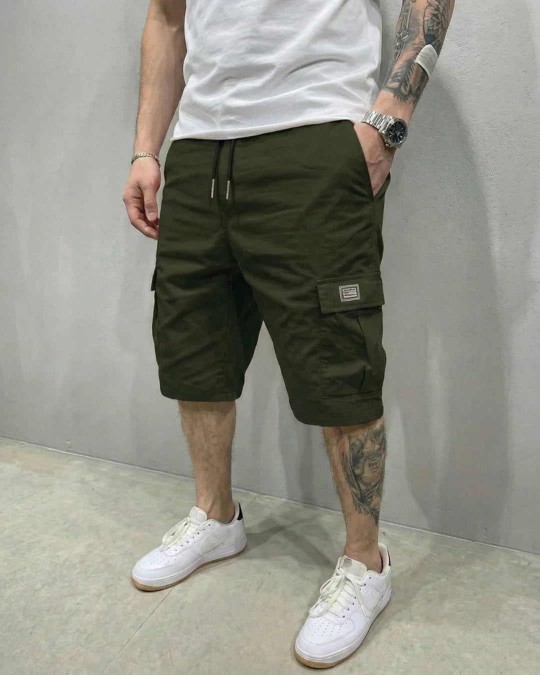 Ashton Cargo Shorts - Lion Style