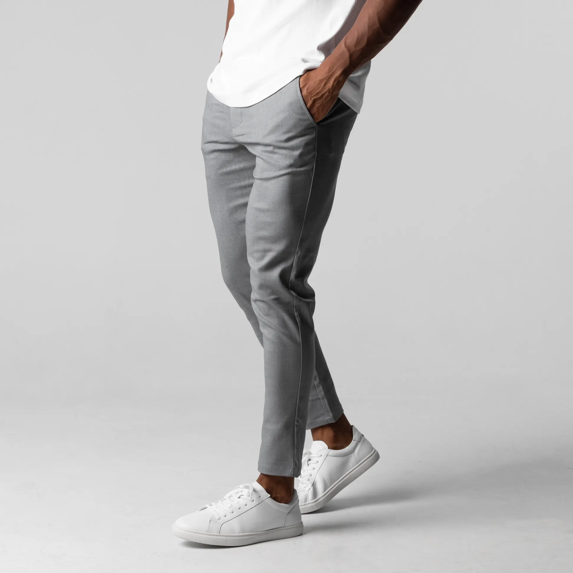 ACTIVE CHINOS - GRAY