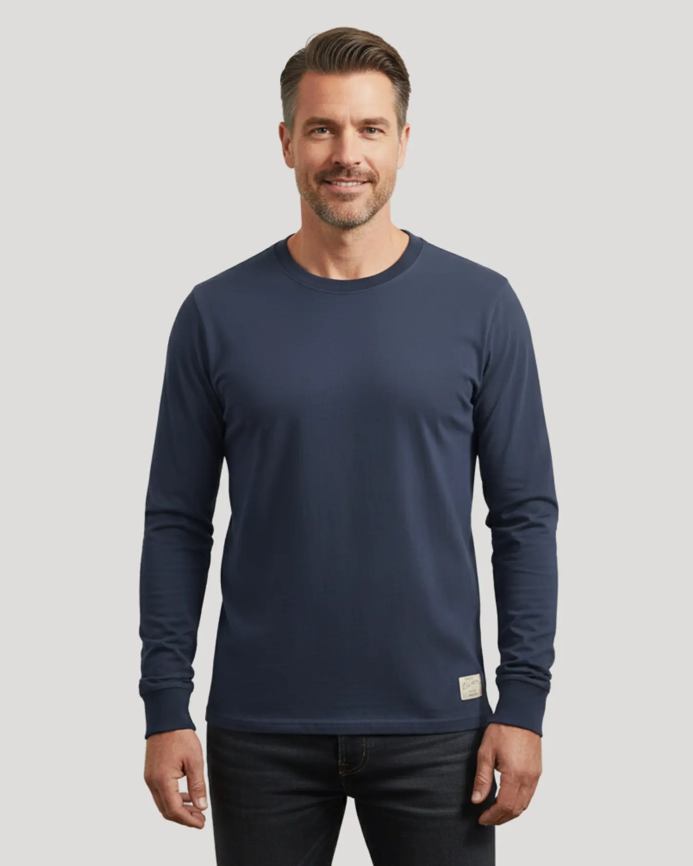 Nico Cotton Long Sleeve Crew Neck