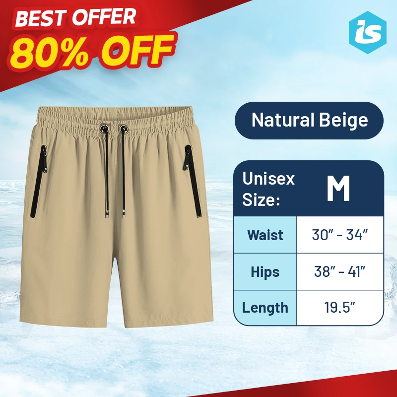 Icy Shorts - Last day 80% OFF - Unisex Ice Silk Stretch Quick-Dry Shorts