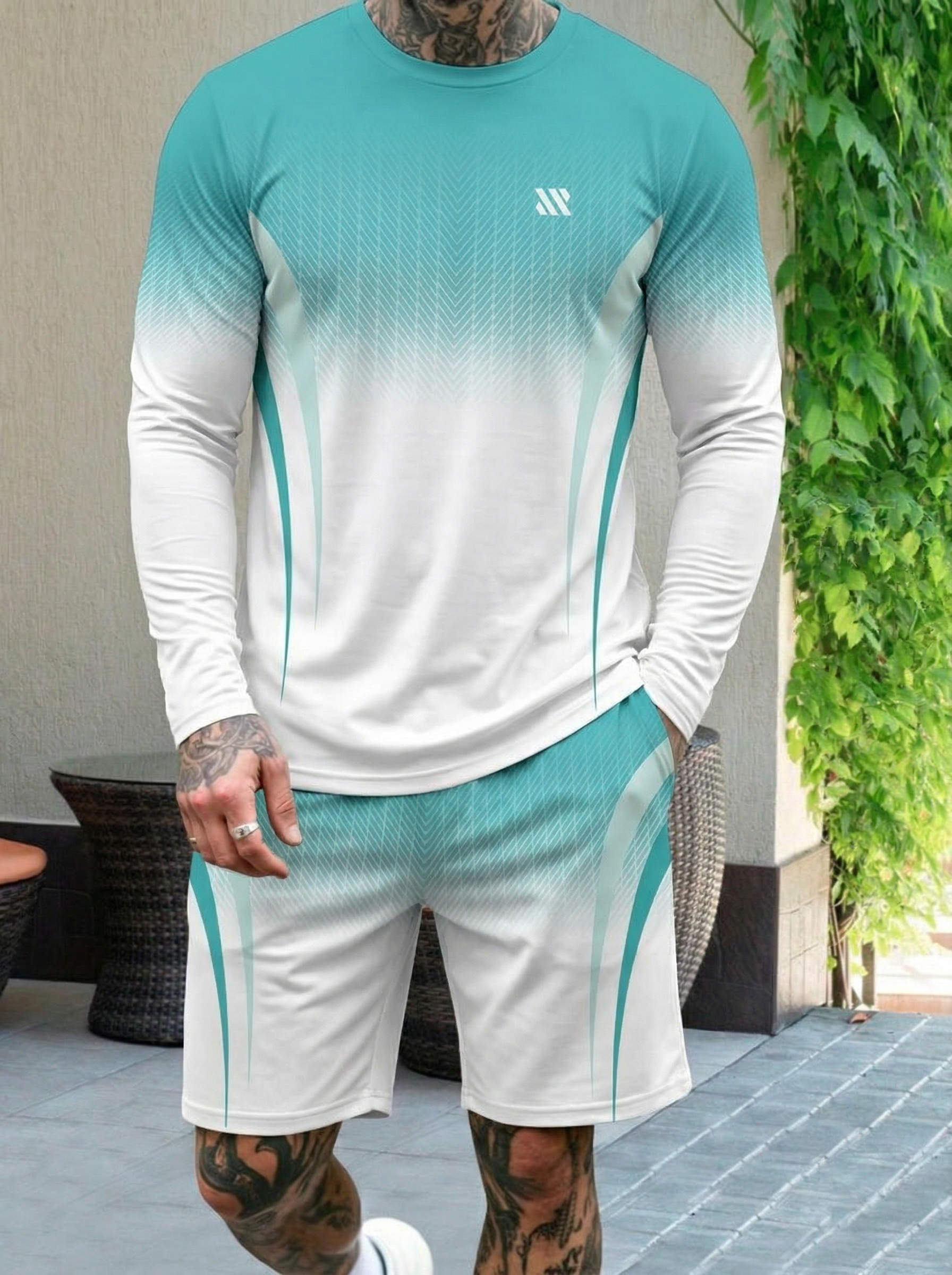Men's Long Sleeve Gym Training Shirt