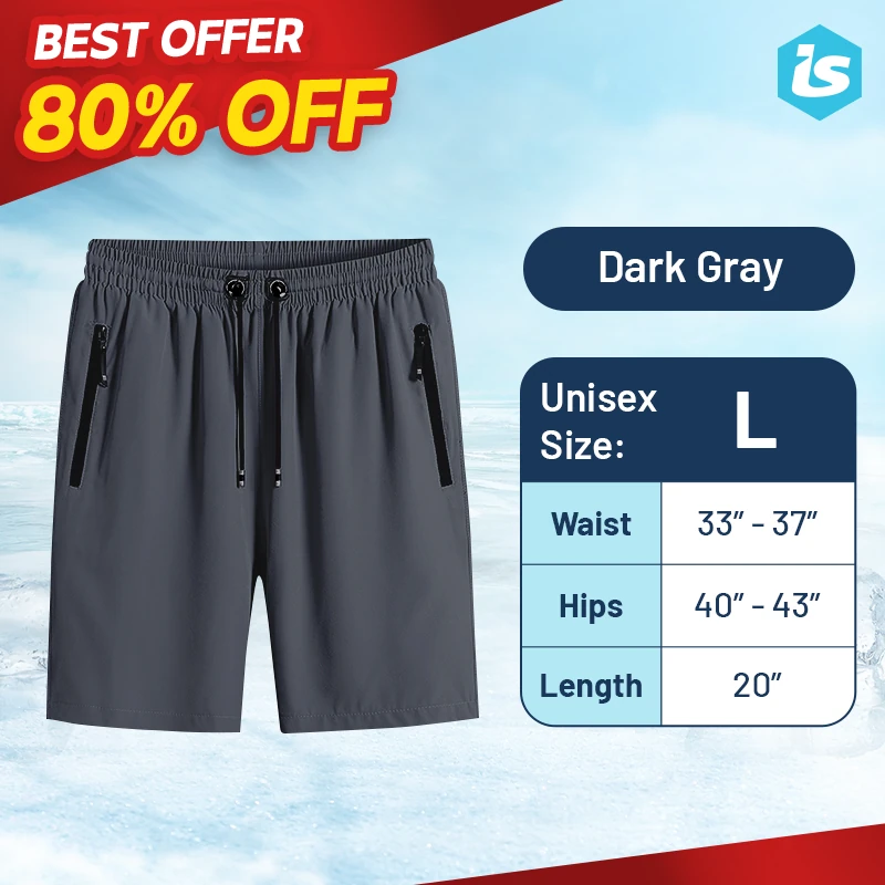 Icy Shorts - Last day 80% OFF - Unisex Ice Silk Stretch Quick-Dry Shorts