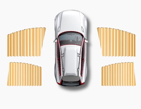 49% OFFUniversal Fit Magnetic Car Side Window Privacy Sunshade