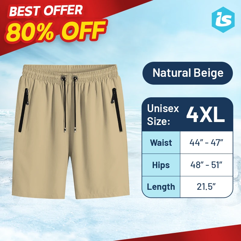 Icy Shorts - Last day 80% OFF - Unisex Ice Silk Stretch Quick-Dry Shorts