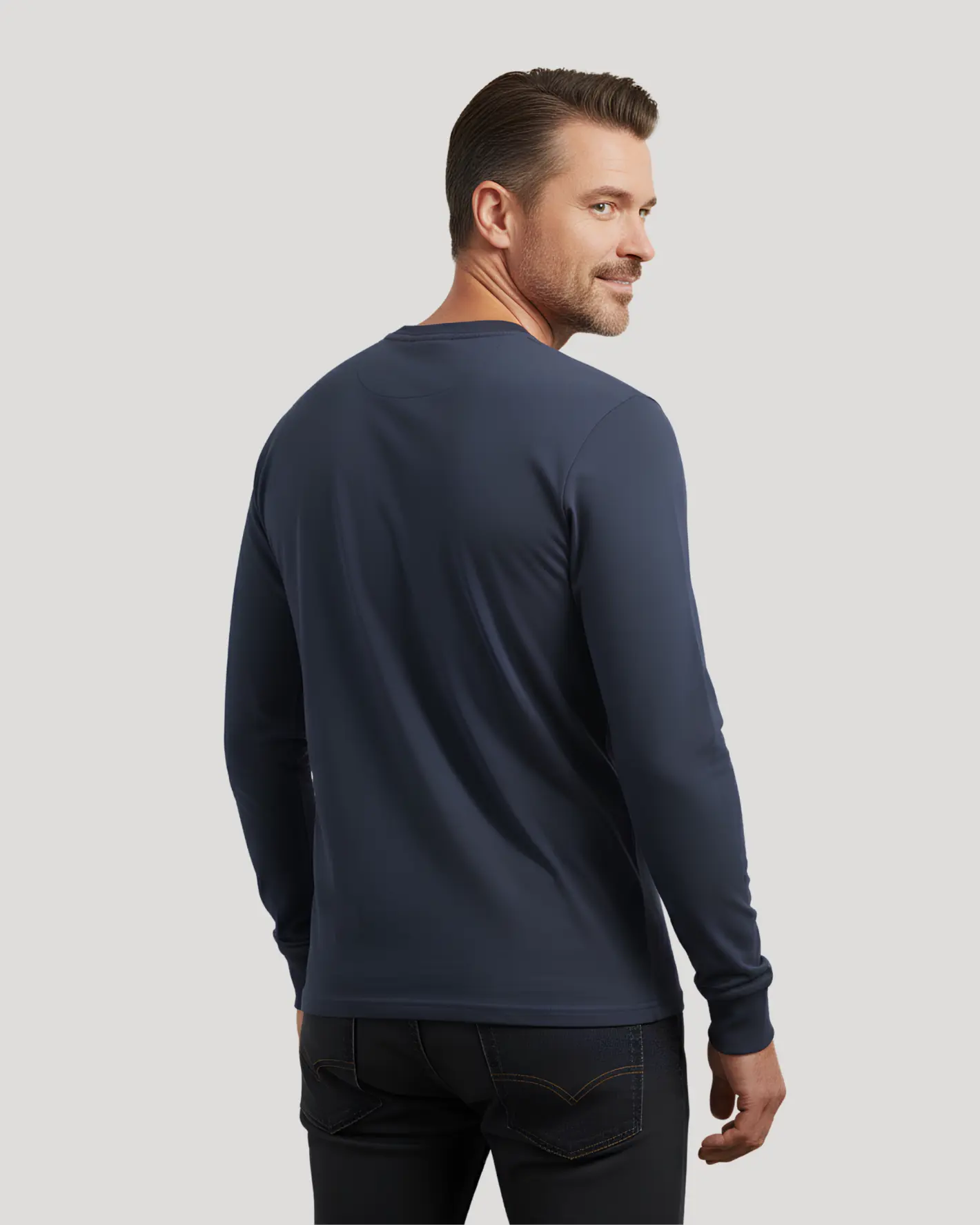 Nico Cotton Long Sleeve Crew Neck
