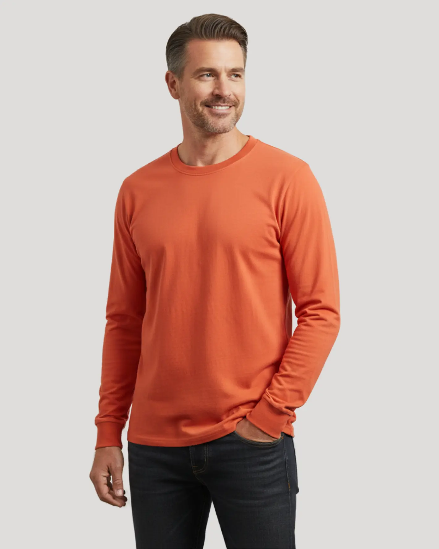 Nico Cotton Long Sleeve Crew Neck