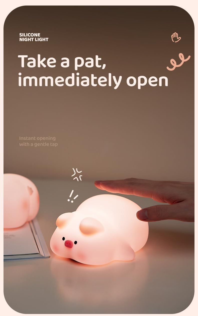 LED- Cute Panda Night Light, Fun Gift for Boys Girls Babies Kids