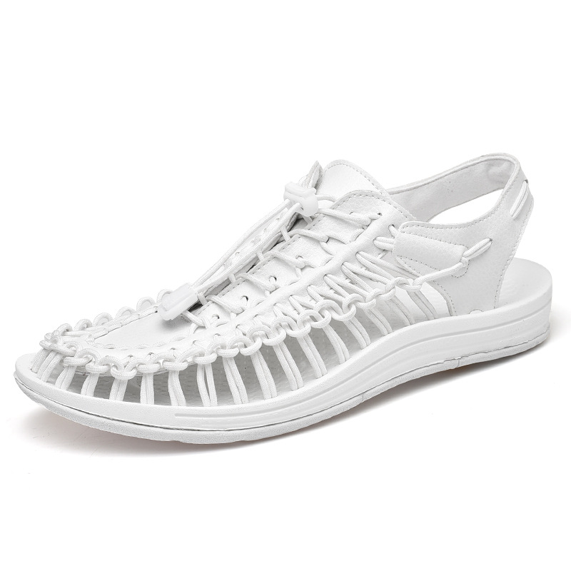Woven sandals men's outdoor beach shoes