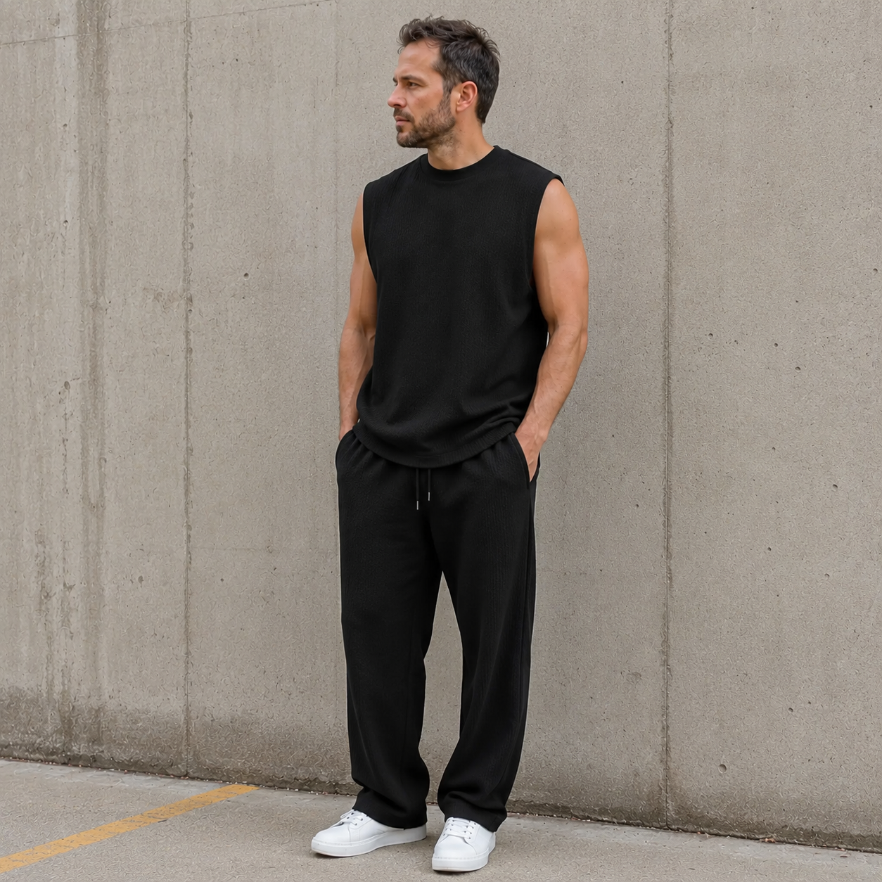 Sleeveless Lounge Set