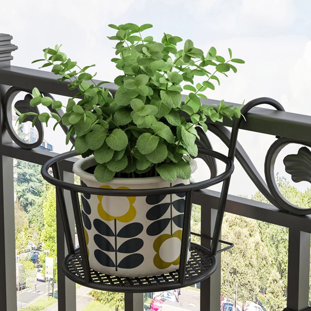 🔥Hot Sales🔥-Balcony Hanging Plant Racks Round Flower -BUY 3 FREE SHIPPING