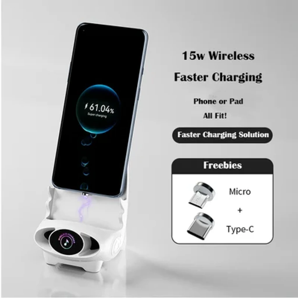 2024 Mini Chair Wireless Fast Charger Multifunctional Phone Holder
