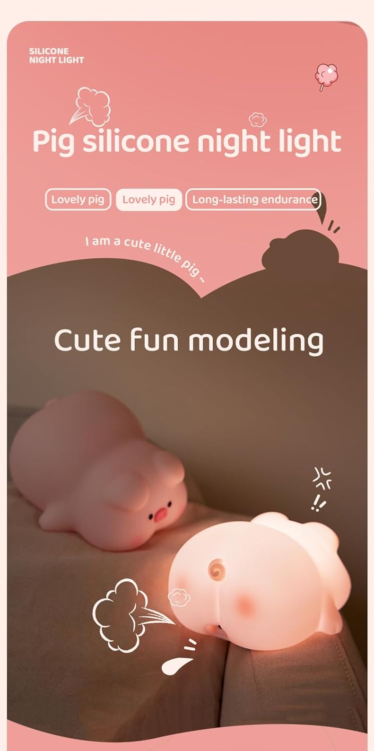 LED- Cute Panda Night Light, Fun Gift for Boys Girls Babies Kids