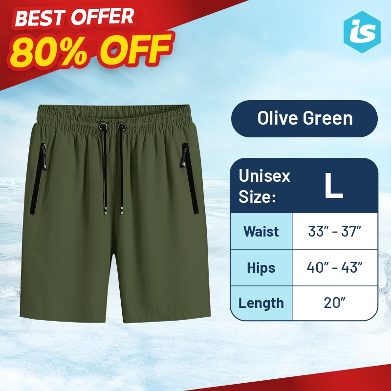 Icy Shorts - Last day 80% OFF - Unisex Ice Silk Stretch Quick-Dry Shorts