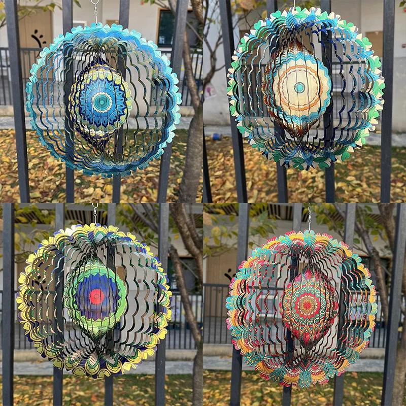 🔥2025 Hot Sales-50% OFF 3D Colorful Wind Spinning Mandala