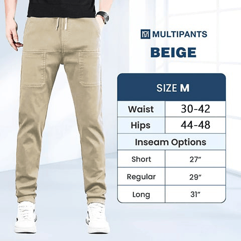 MultiPants - High Stretch Multi-pocket Durable Cargo Pants