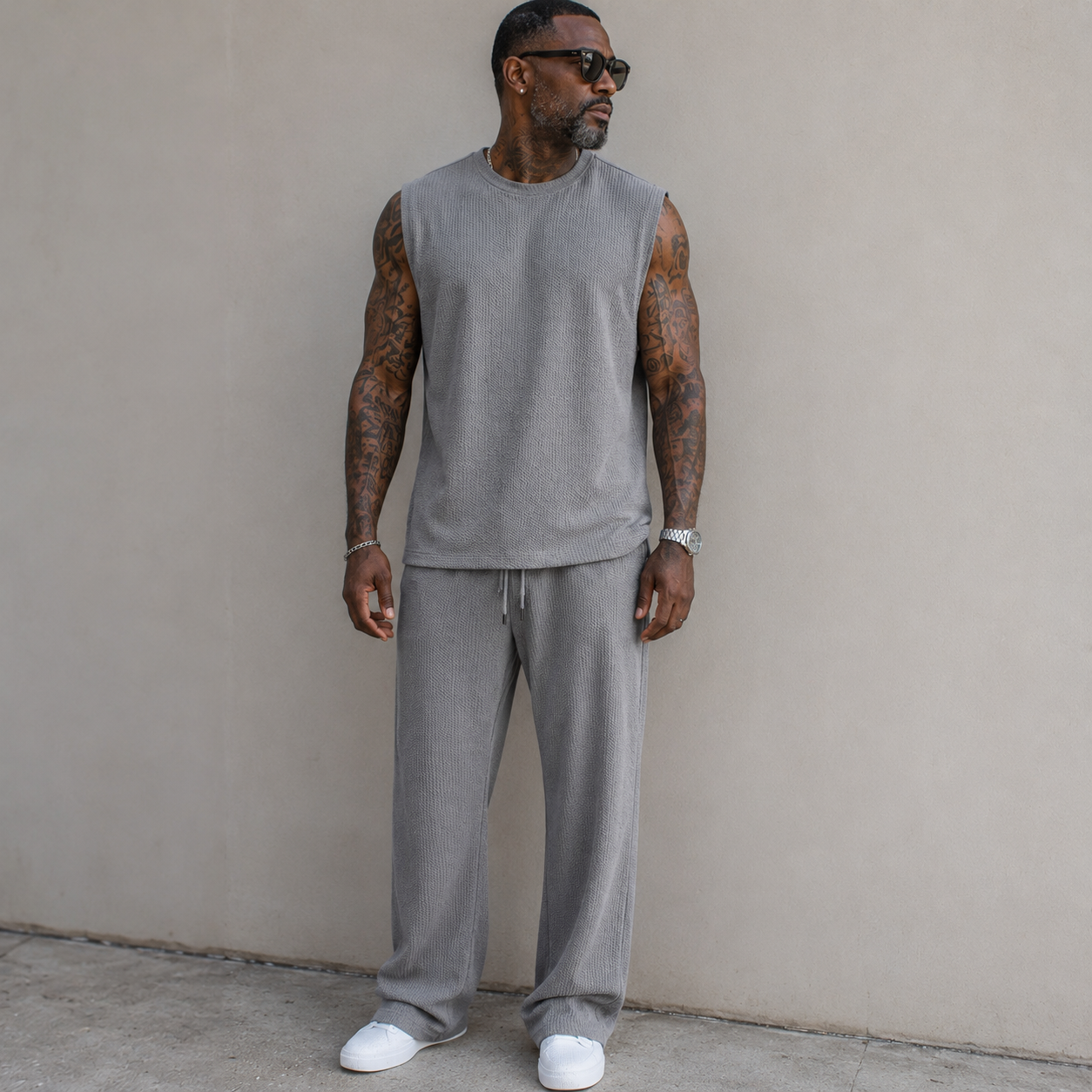 Sleeveless Lounge Set
