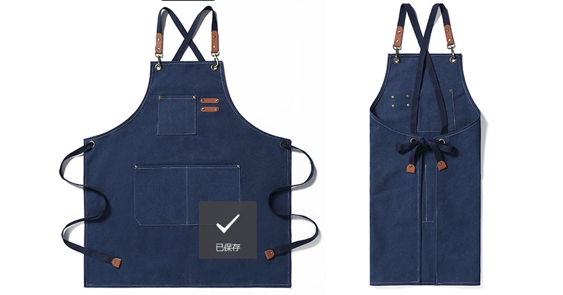 Canvas Cross Back Apron
