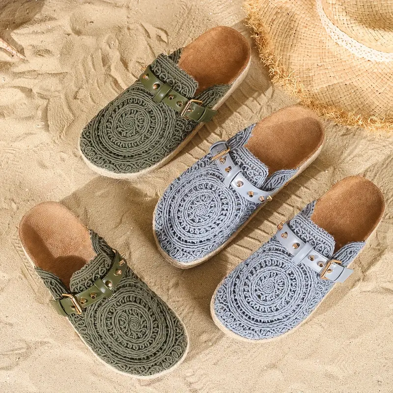 Women's Elegant Summer Vacation Style Slip-On Sandals