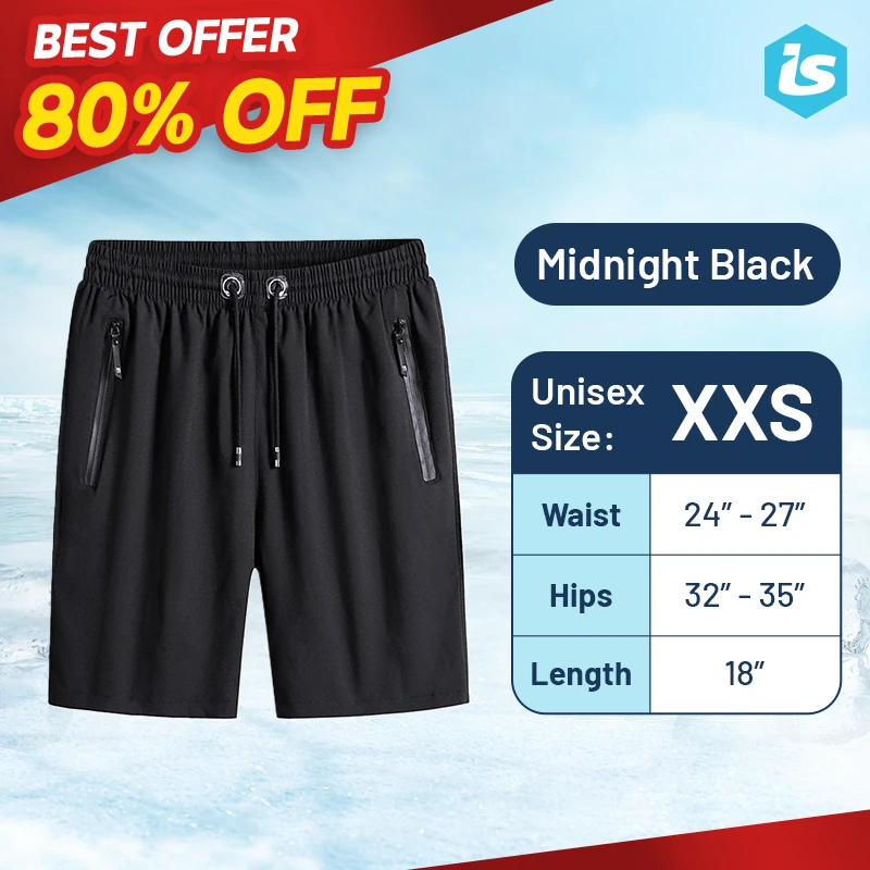 Icy Shorts - Last day 80% OFF - Unisex Ice Silk Stretch Quick-Dry Shorts