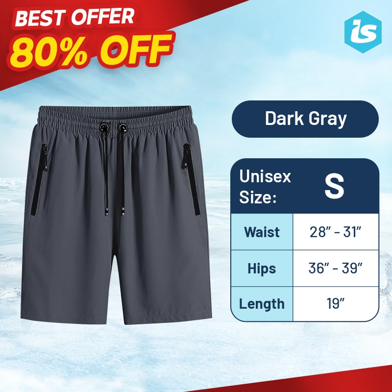 Icy Shorts - Last day 80% OFF - Unisex Ice Silk Stretch Quick-Dry Shorts